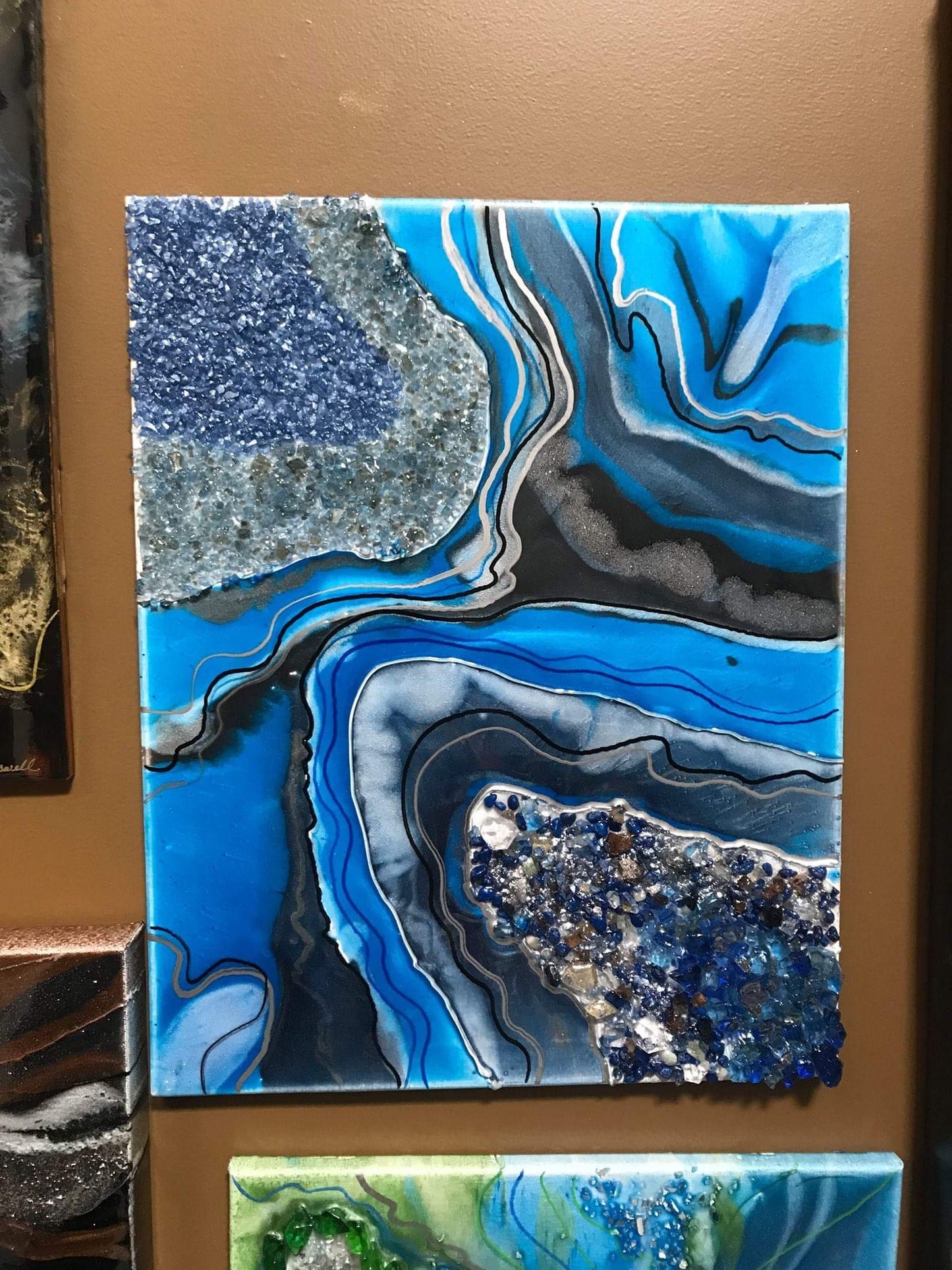 Epoxy Geo art class / Wednesday March 11th 6:30 pm/6585 Malden unit D, La salle, Ontario