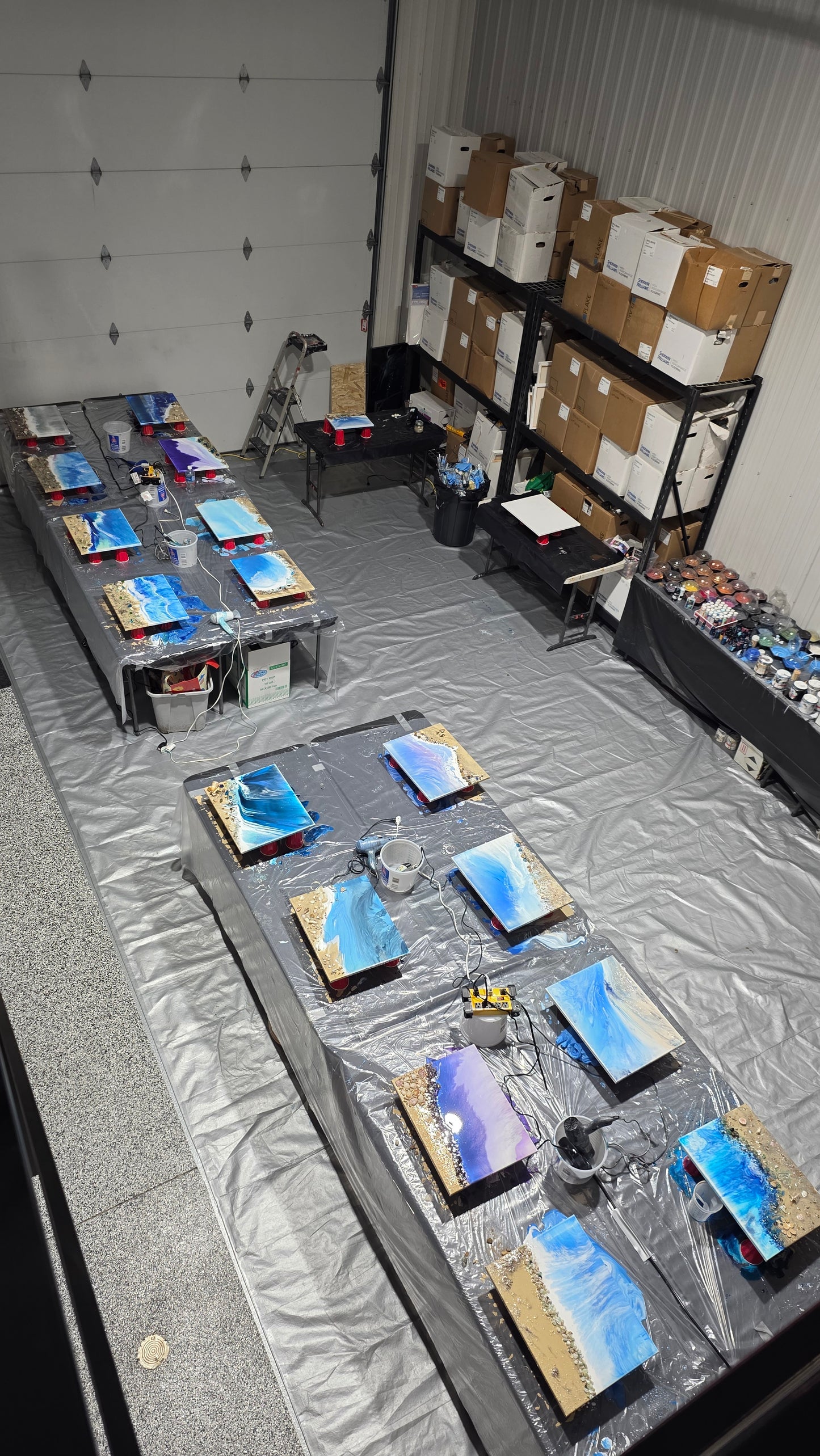 Epoxy Beach art April 17th  6:30pm