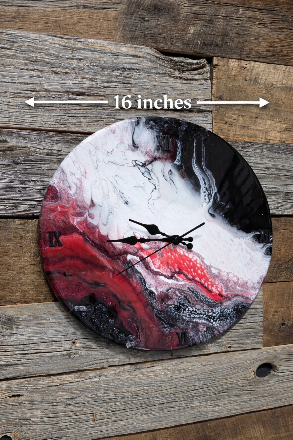 Epoxy Clock Art Class/Friday April 24 6:30pm level #1 no experience needed/mask are provided and recommended for this class.