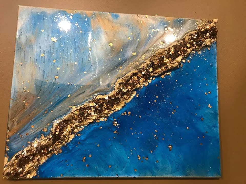 Epoxy plaster art /Wednesday April 29th 6:30 pm 6585 Malden road LaSalle unit#d
