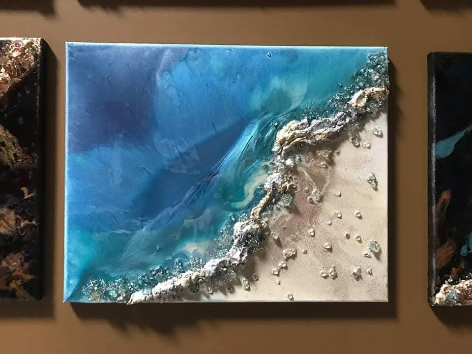 Epoxy plaster art /Wednesday April 29th 6:30 pm 6585 Malden road LaSalle unit#d