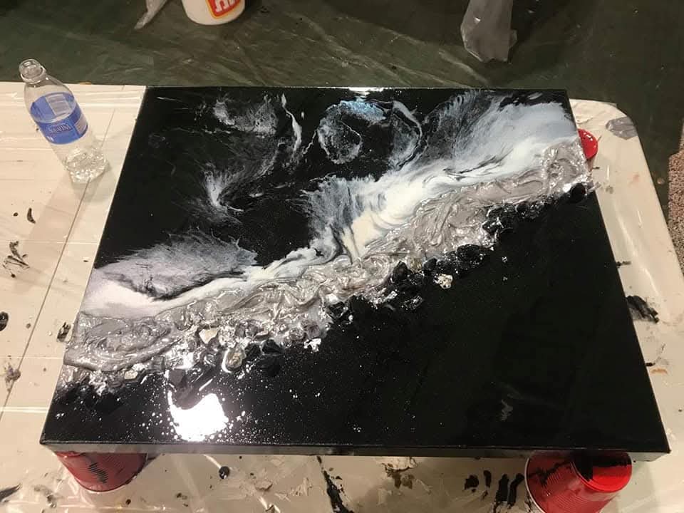 Epoxy plaster art /Wednesday April 29th 6:30 pm 6585 Malden road LaSalle unit#d